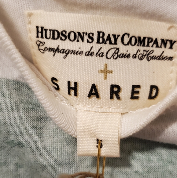 2/$35 π BNWT Vintage look hudson HBC unisex Kid's tee in classic stripes - 5 - Picture 2 of 10